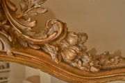 Very large 19th century gilt overmantel mirror