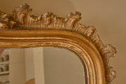 Very large 19th century gilt overmantel mirror