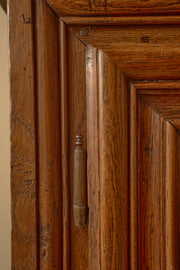 18th century Dutch oak two door cupboard