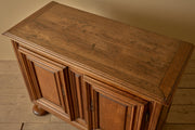 18th century Dutch oak two door cupboard