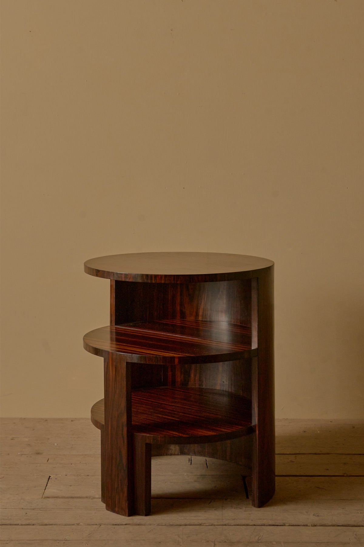 Art Deco Macassar ebony drinks table