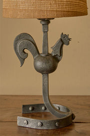Mid 20th century brutalist table lamp by Jean Touret for Ateliers Marolles
