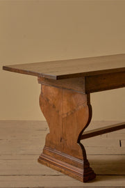 18th century Italian walnut console table