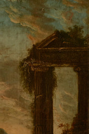 Tall 18th Century Trumeau mirror