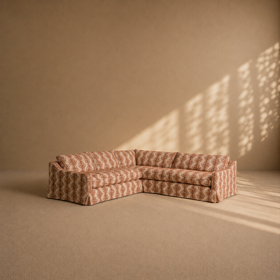 The 'Conrad' L Shaped skirted Sofa