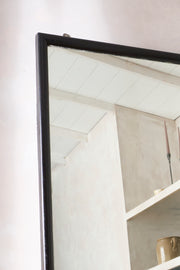 Large 1920's Ebonised frame tailors mirror - TallBoy Interiors