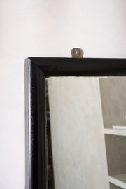 Large 1920's Ebonised frame tailors mirror - TallBoy Interiors
