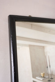Tall c.1920 Ebonised tailors mirror - TallBoy Interiors