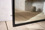 Tall c.1920 Ebonised tailors mirror - TallBoy Interiors