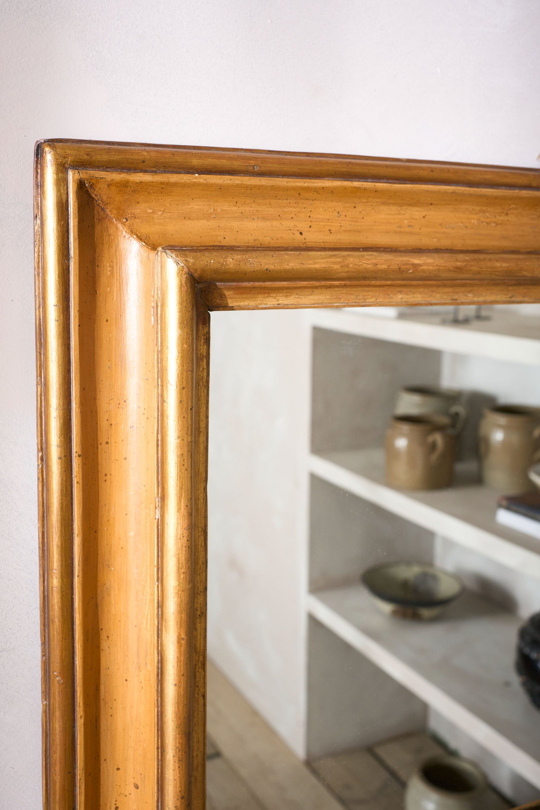 18th Century Italian painted and gilt mirror - TallBoy Interiors