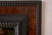 Very large 19th century ebonised and walnut Italian mirror - TallBoy Interiors