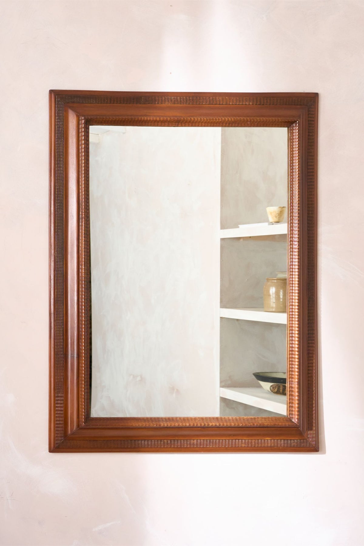 Very large 19th century Italian wooden mirror - TallBoy Interiors