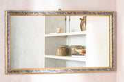 Very large 19th century Italian faux marble painted mirror - TallBoy Interiors