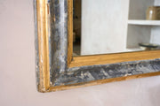 Very large 19th century Italian faux marble painted mirror - TallBoy Interiors