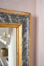 Very large 19th century Italian faux marble painted mirror - TallBoy Interiors