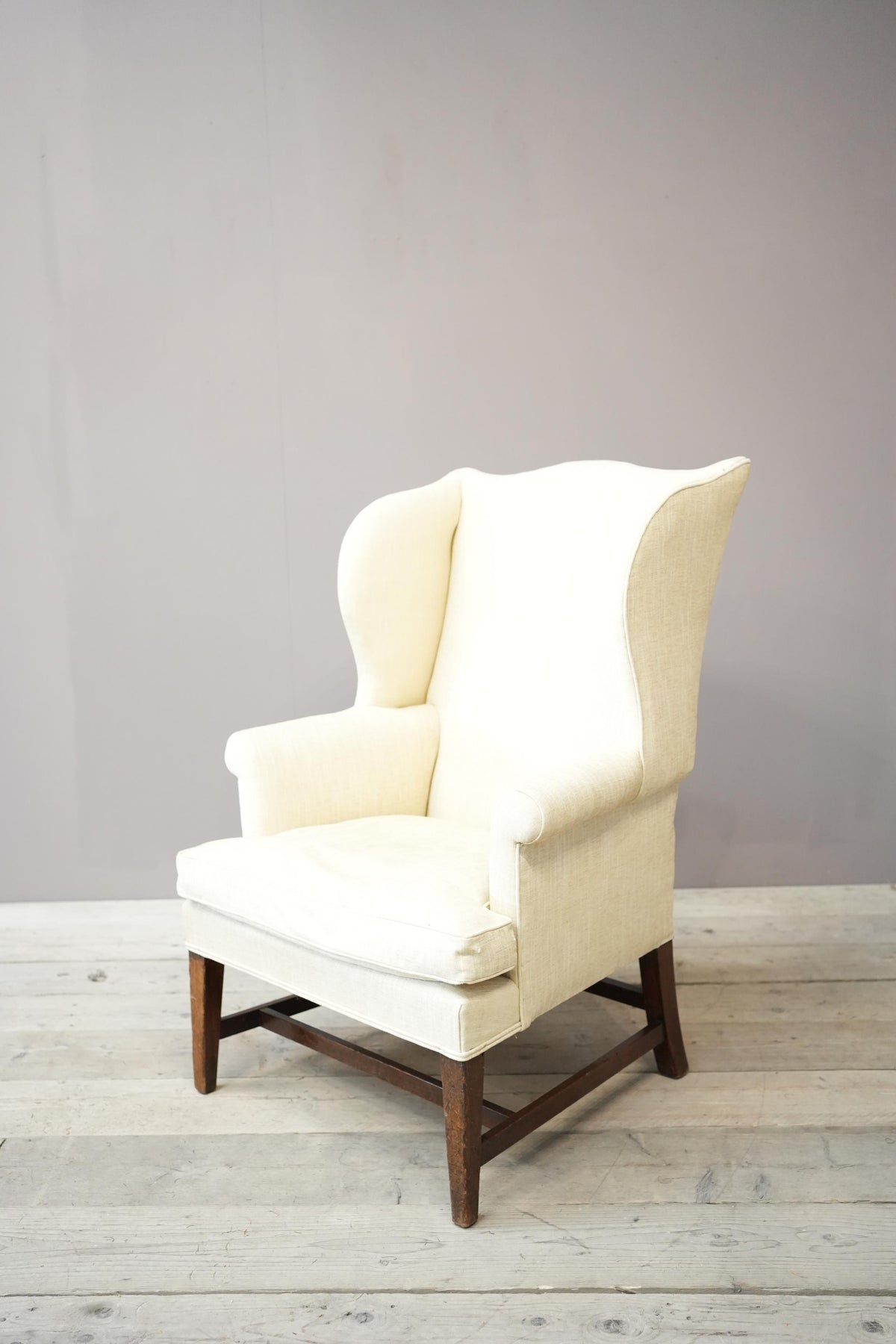 Elegant Georgian wingback armchair - TallBoy Interiors