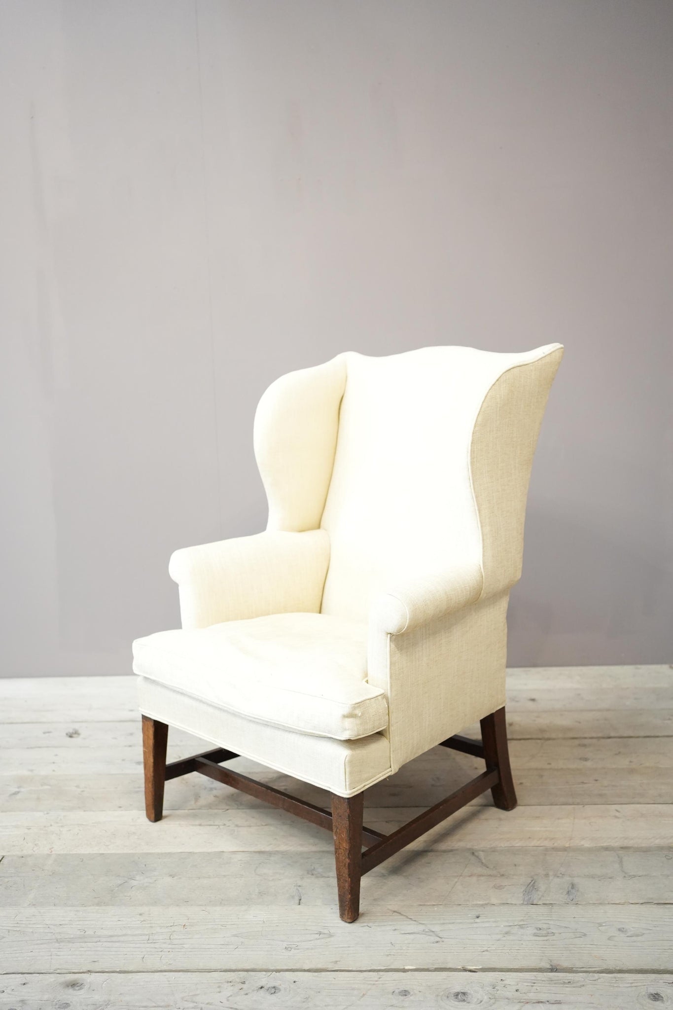 Elegant Georgian wingback armchair