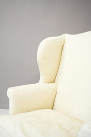 Elegant Georgian wingback armchair - TallBoy Interiors