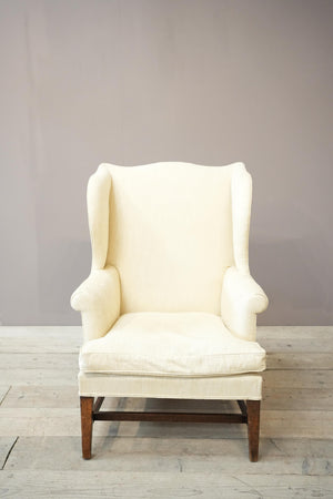 Elegant Georgian wingback armchair
