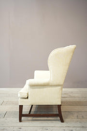 Elegant Georgian wingback armchair - TallBoy Interiors