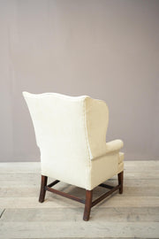 Elegant Georgian wingback armchair - TallBoy Interiors