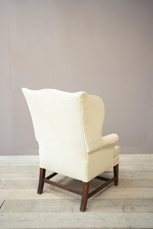 Elegant Georgian wingback armchair
