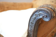 Deep seated Victorian country house armchair - TallBoy Interiors