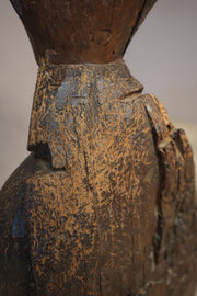 RESERVED 17th century carved oak Statue of a saint - TallBoy Interiors