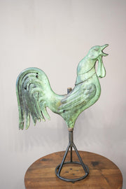 19th century copper weathervane of a cockerel