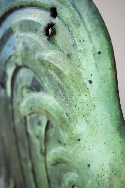 19th century copper weathervane of a cockerel