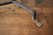 1950's French brutalist iron candlestick