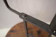 1950's French brutalist iron candlestick