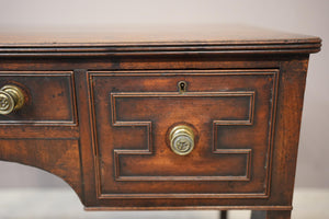 Georgian mahogany writing table