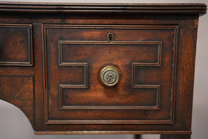 Georgian mahogany writing table