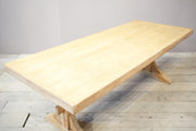Mid 20th century oak and pine dining table - TallBoy Interiors