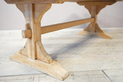 Mid 20th century oak and pine dining table - TallBoy Interiors