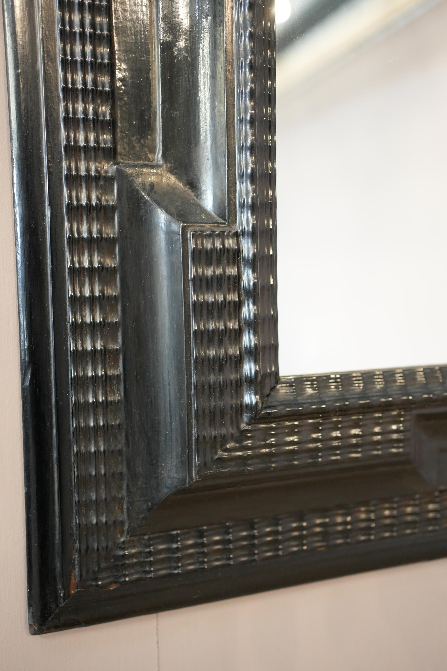 19th century Italian ebonised mirror No3