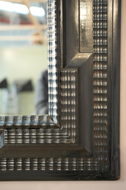 19th century Italian ebonised mirror No3