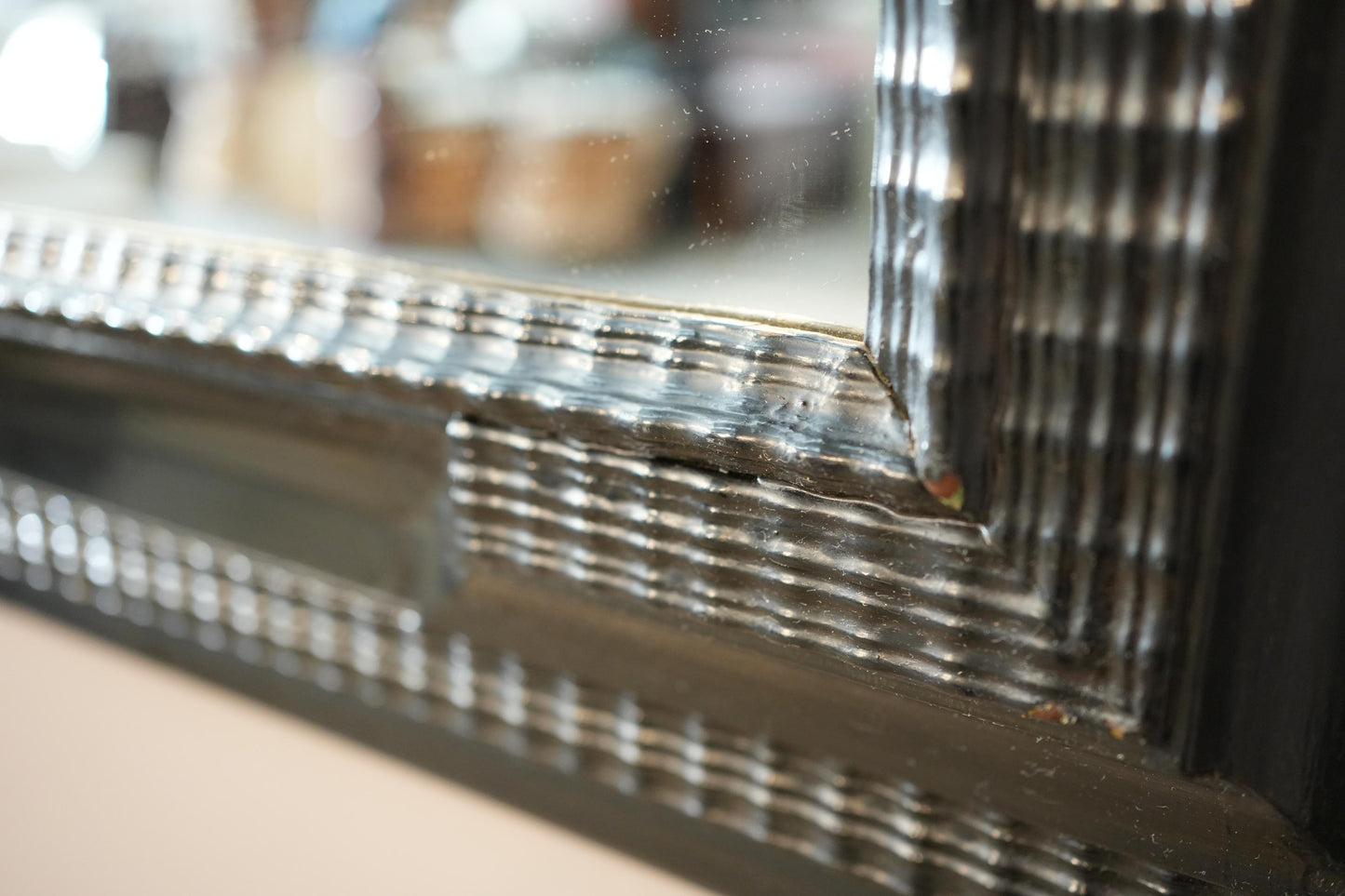 19th century Italian ebonised mirror No3