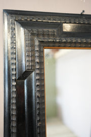 19th century Italian Ebonised mirror No4 - TallBoy Interiors