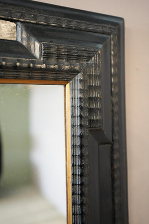 19th century Italian Ebonised mirror No4