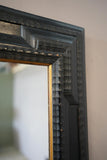 19th century Italian ebonised mirror No