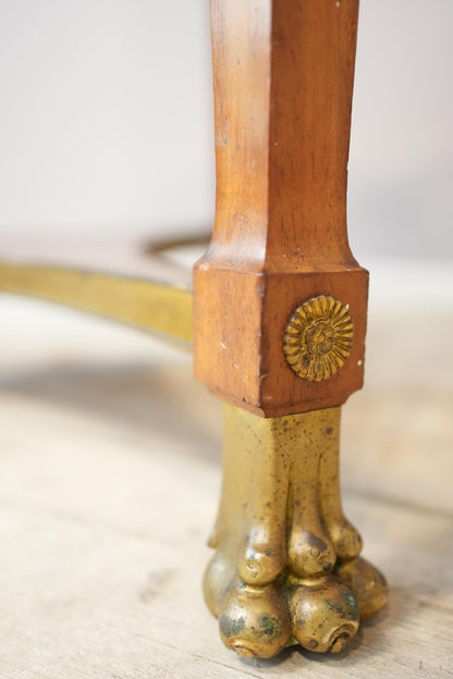 19th century French empire Marble gueridon table