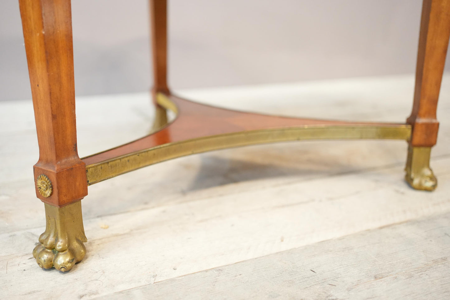 19th century French empire Marble gueridon table