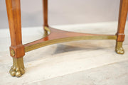 19th century French empire Marble gueridon table