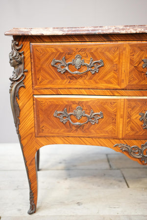 Early 20th century French Kingwood chest of drawers