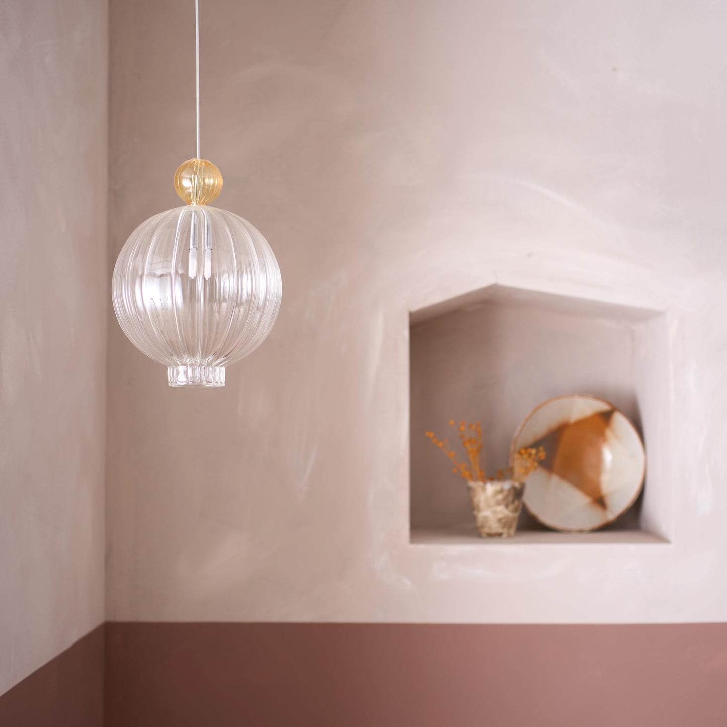 Italian blown glass Silhouette pendant lights