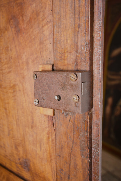 18th century French walnut Marriage cupboard
