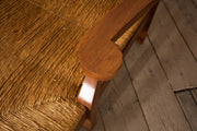 Very large 20th century French lounge chair and footstool