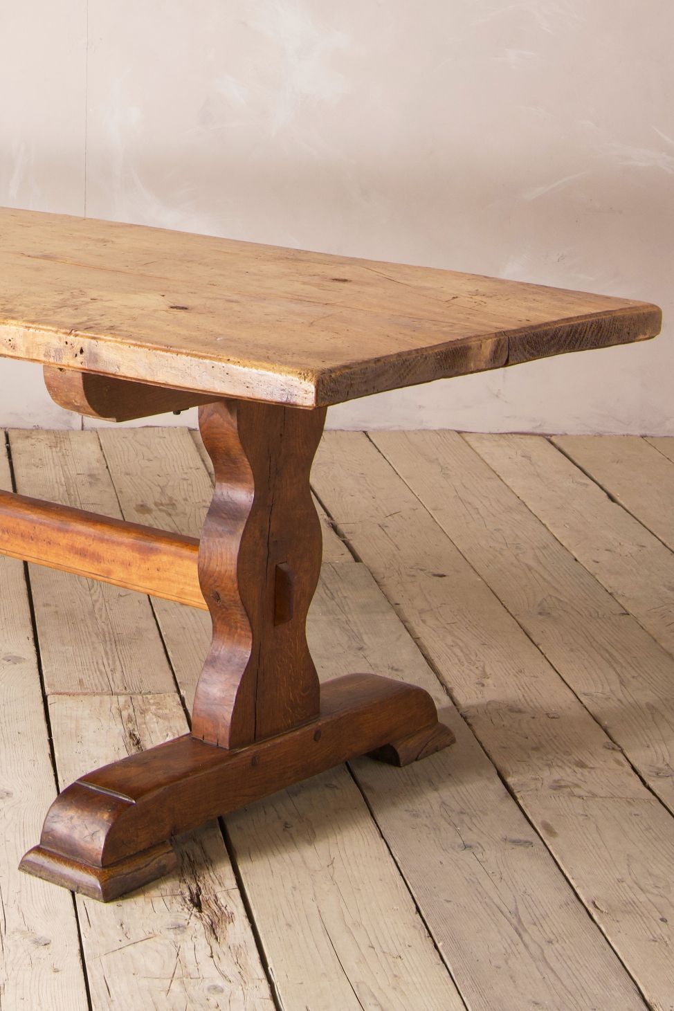 2.5m 19th century Solid walnut dining table